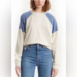 Levi's Color block Crewneck Sweatshirt | Medium